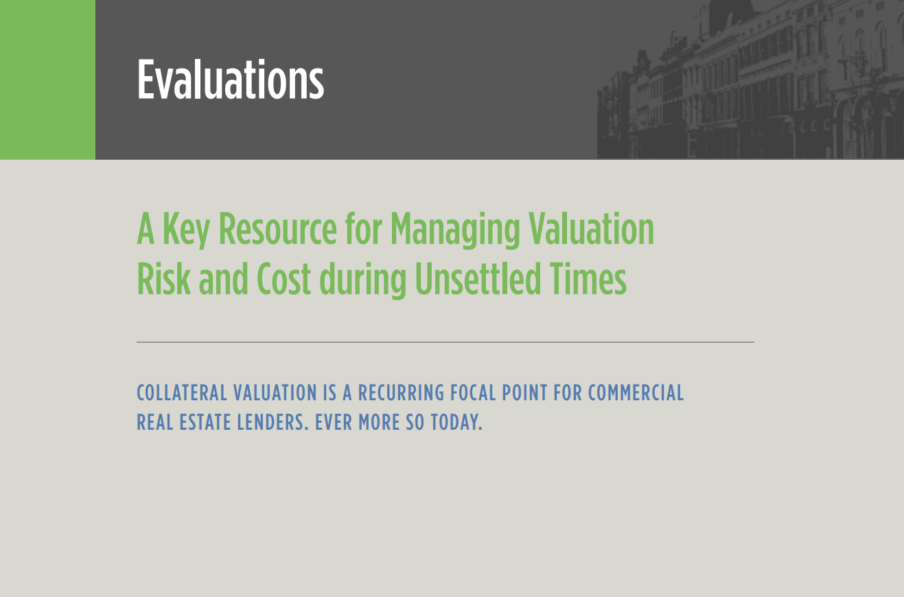 A Key Resource for Managing Valuation Risk and Cost during Unsettled Times